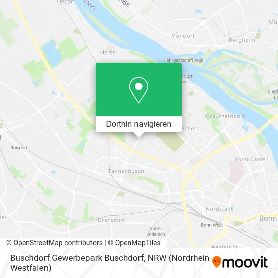 Buschdorf Gewerbepark Buschdorf Karte