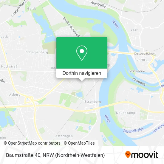 Baumstraße 40 Karte