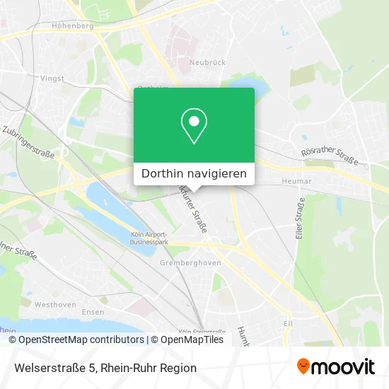 Welserstraße 5 Karte