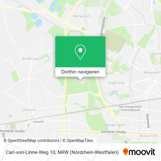 Carl-von-Linne-Weg 10 Karte