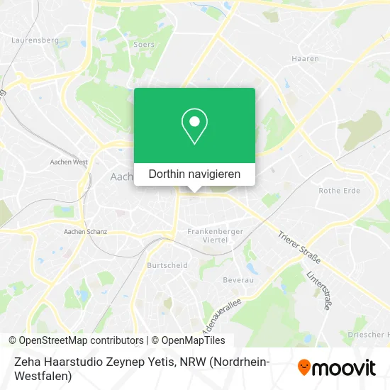 Zeha Haarstudio Zeynep Yetis Karte