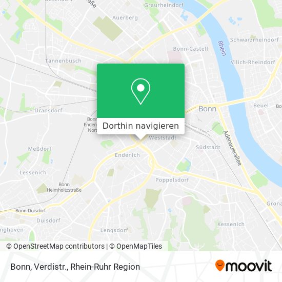 Bonn, Verdistr. Karte