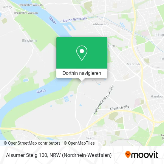 Alsumer Steig 100 Karte