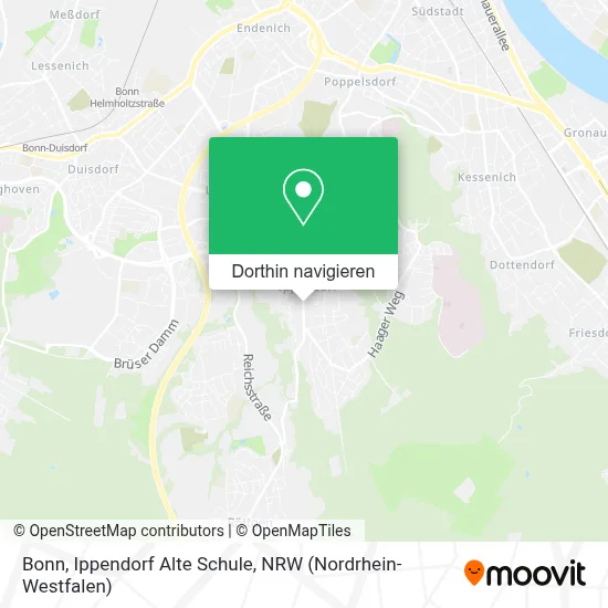 Bonn, Ippendorf Alte Schule Karte