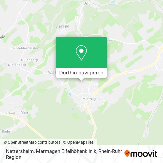 Nettersheim, Marmagen Eifelhöhenklinik Karte
