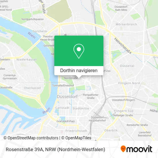 Rosenstraße 39A Karte