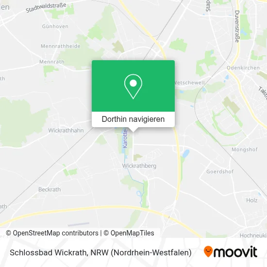 Schlossbad Wickrath Karte