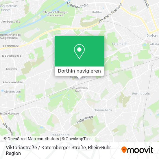 Viktoriastraße / Katernberger Straße Karte
