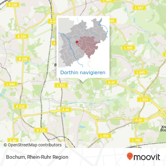 Bochum Karte