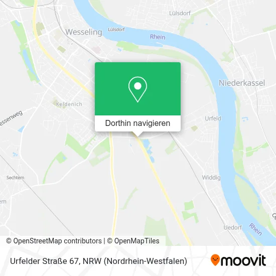 Urfelder Straße 67 Karte
