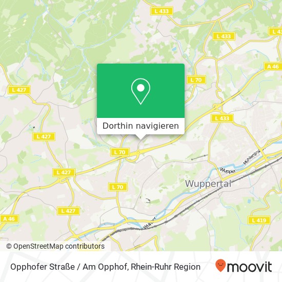 Opphofer Straße / Am Opphof Karte