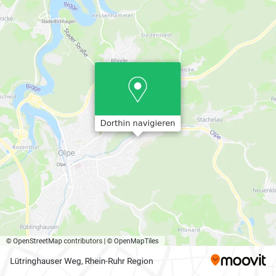 Lütringhauser Weg Karte