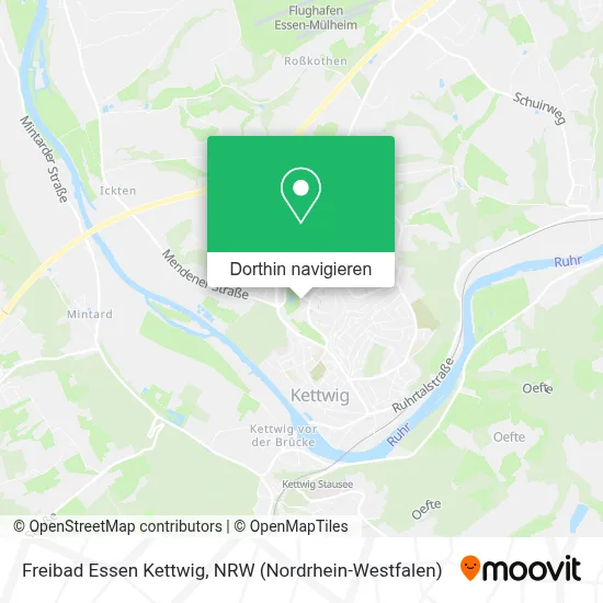 Freibad Essen Kettwig Karte