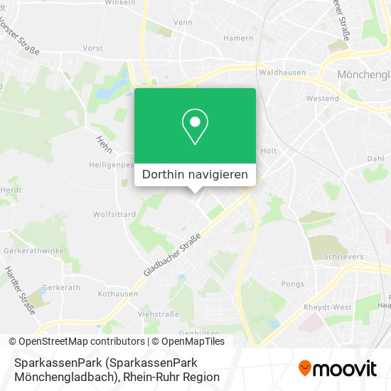 SparkassenPark (SparkassenPark Mönchengladbach) Karte