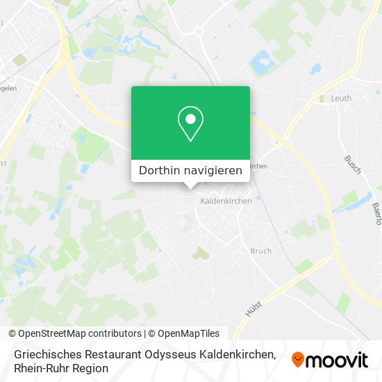 Griechisches Restaurant Odysseus Kaldenkirchen Karte