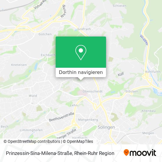 Prinzessin-Sina-Milena-Straße Karte