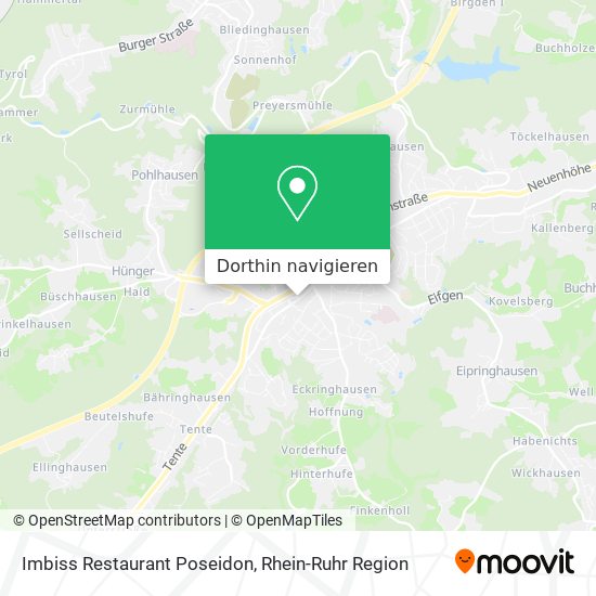Imbiss Restaurant Poseidon Karte