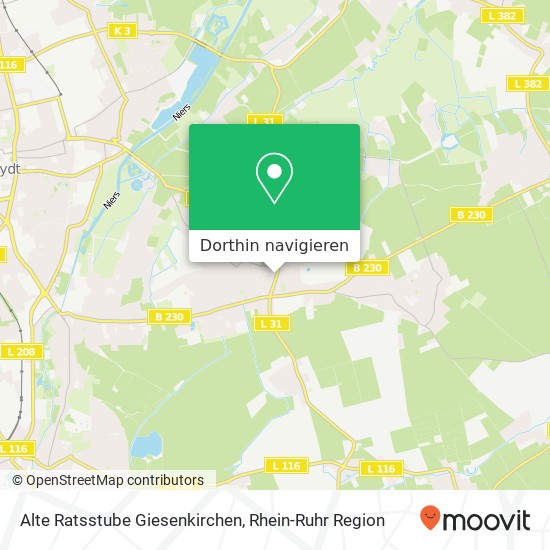 Alte Ratsstube Giesenkirchen, Konstantinplatz 18 Giesenkirchen, 41238 Mönchengladbach Karte