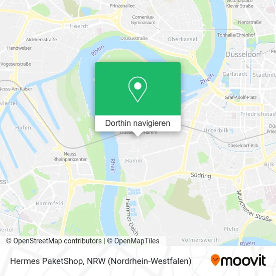 Hermes PaketShop Karte