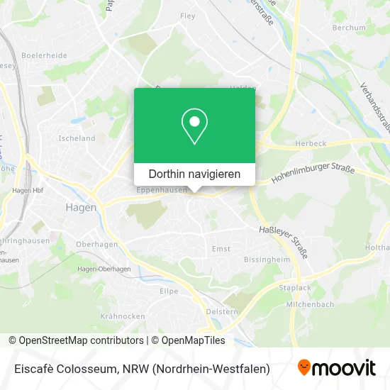 Eiscafè Colosseum Karte