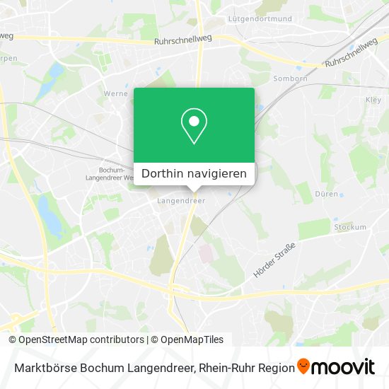 Marktbörse Bochum Langendreer Karte