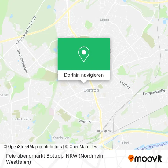 Feierabendmarkt Bottrop Karte