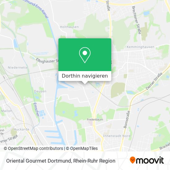 Oriental Gourmet Dortmund Karte