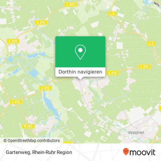 Gartenweg Karte