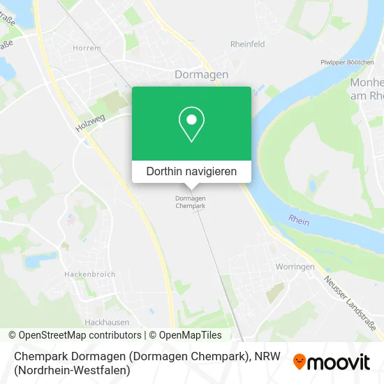 Chempark Dormagen Karte