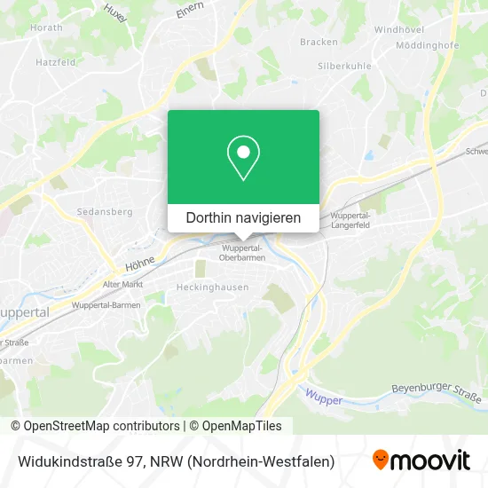 Widukindstraße 97 Karte