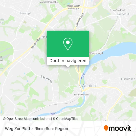 Weg Zur Platte Karte