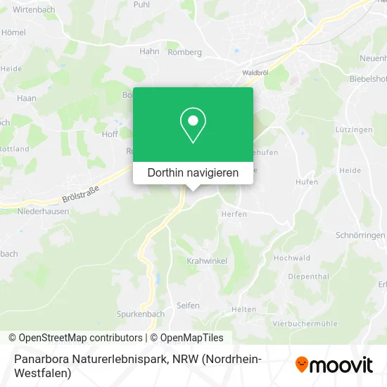 Panarbora Naturerlebnispark Karte