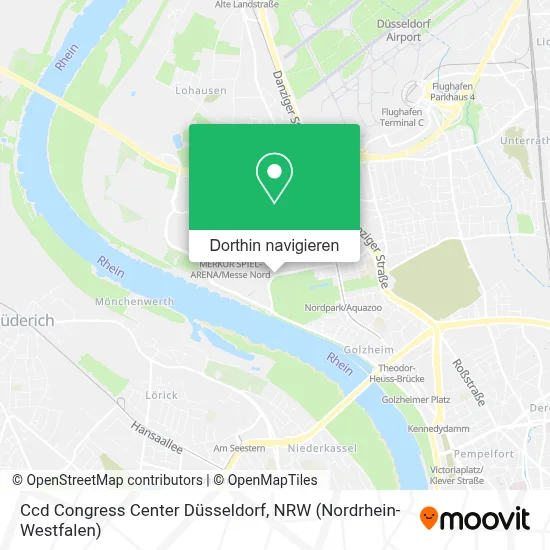 Ccd Congress Center Düsseldorf Karte