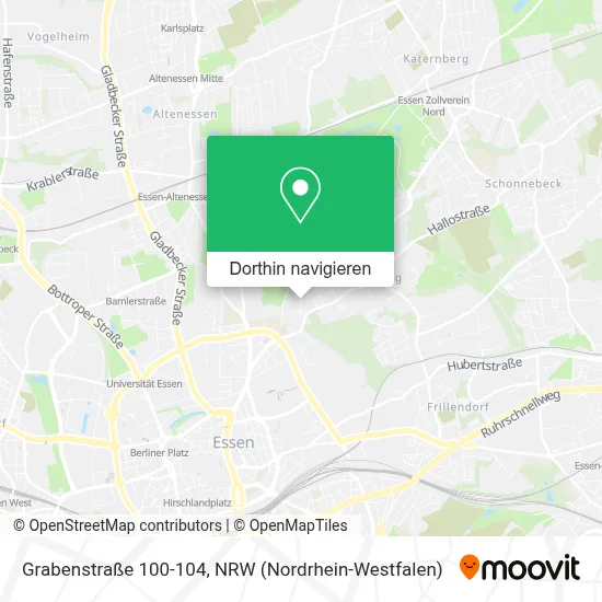 Grabenstraße 100-104 Karte