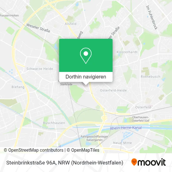 Steinbrinkstraße 96A Karte