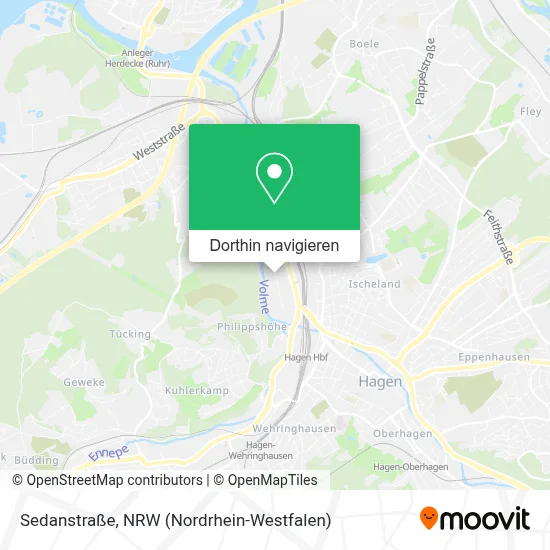 Sedanstraße Karte