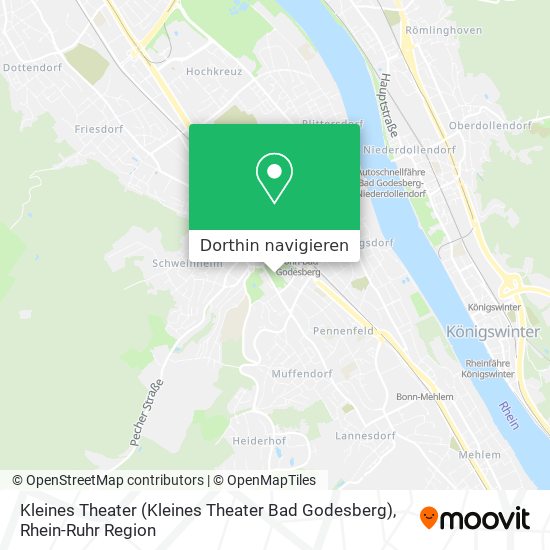 Kleines Theater (Kleines Theater Bad Godesberg) Karte