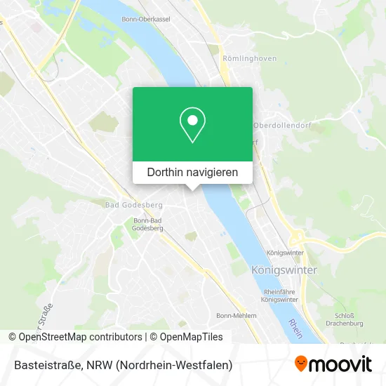 Basteistraße Karte