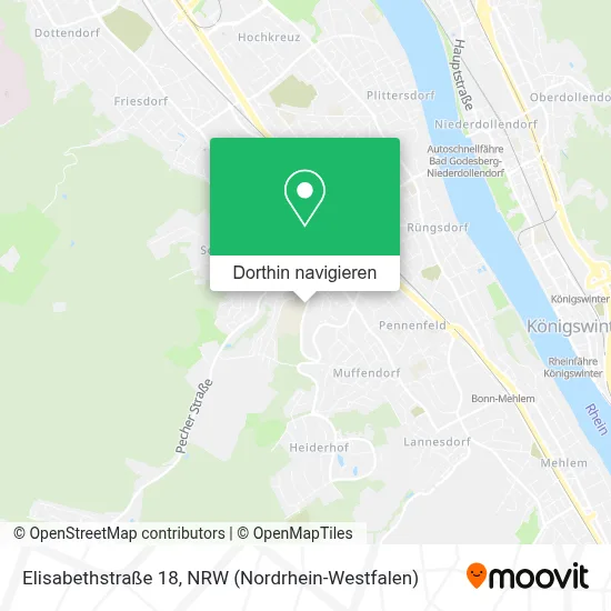 Elisabethstraße 18 Karte