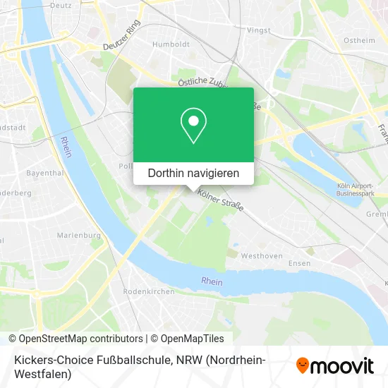 Kickers-Choice Fußballschule Karte