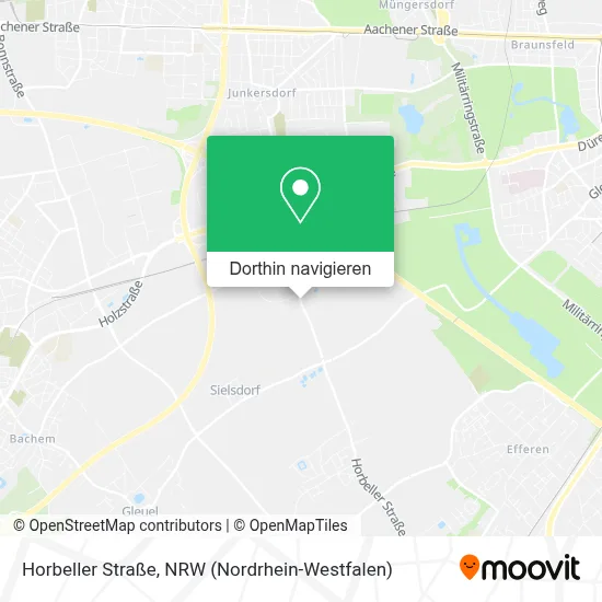 Horbeller Straße Karte