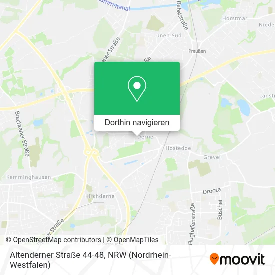 Altenderner Straße 44-48 Karte