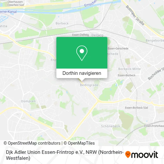 Djk Adler Union Essen-Frintrop e.V. Karte