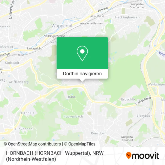 HORNBACH (HORNBACH Wuppertal) Karte
