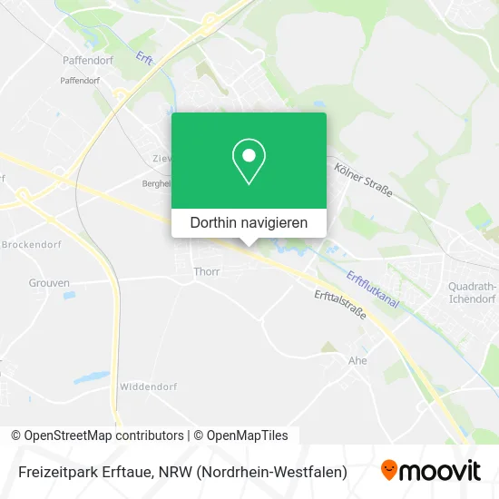 Freizeitpark Erftaue Karte