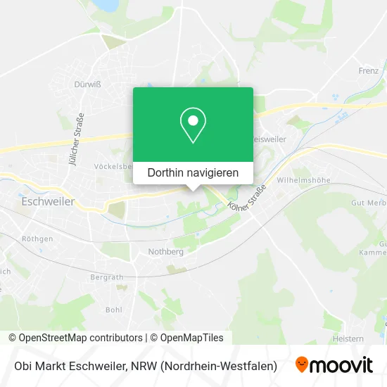 Obi Markt Eschweiler Karte