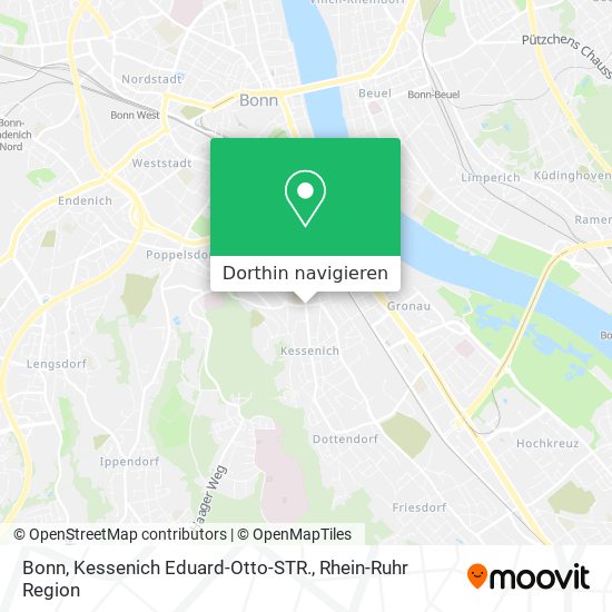 Bonn, Kessenich Eduard-Otto-STR. Karte
