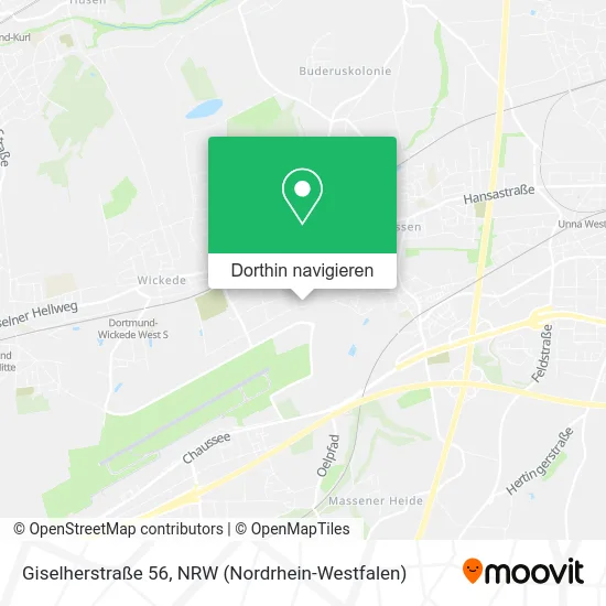 Giselherstraße 56 Karte