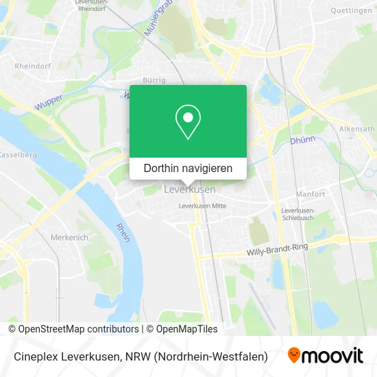 Cineplex Leverkusen Karte