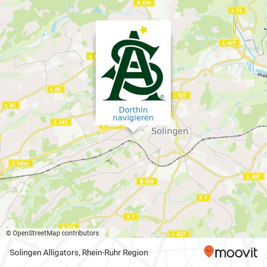 Solingen Alligators Karte